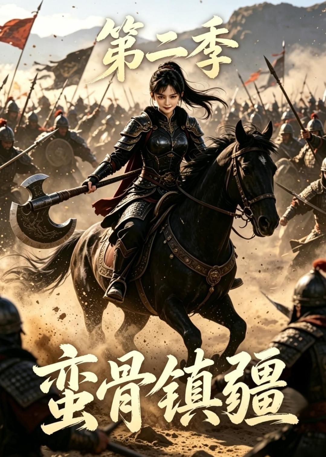 蛮骨镇疆 AI漫剧海报