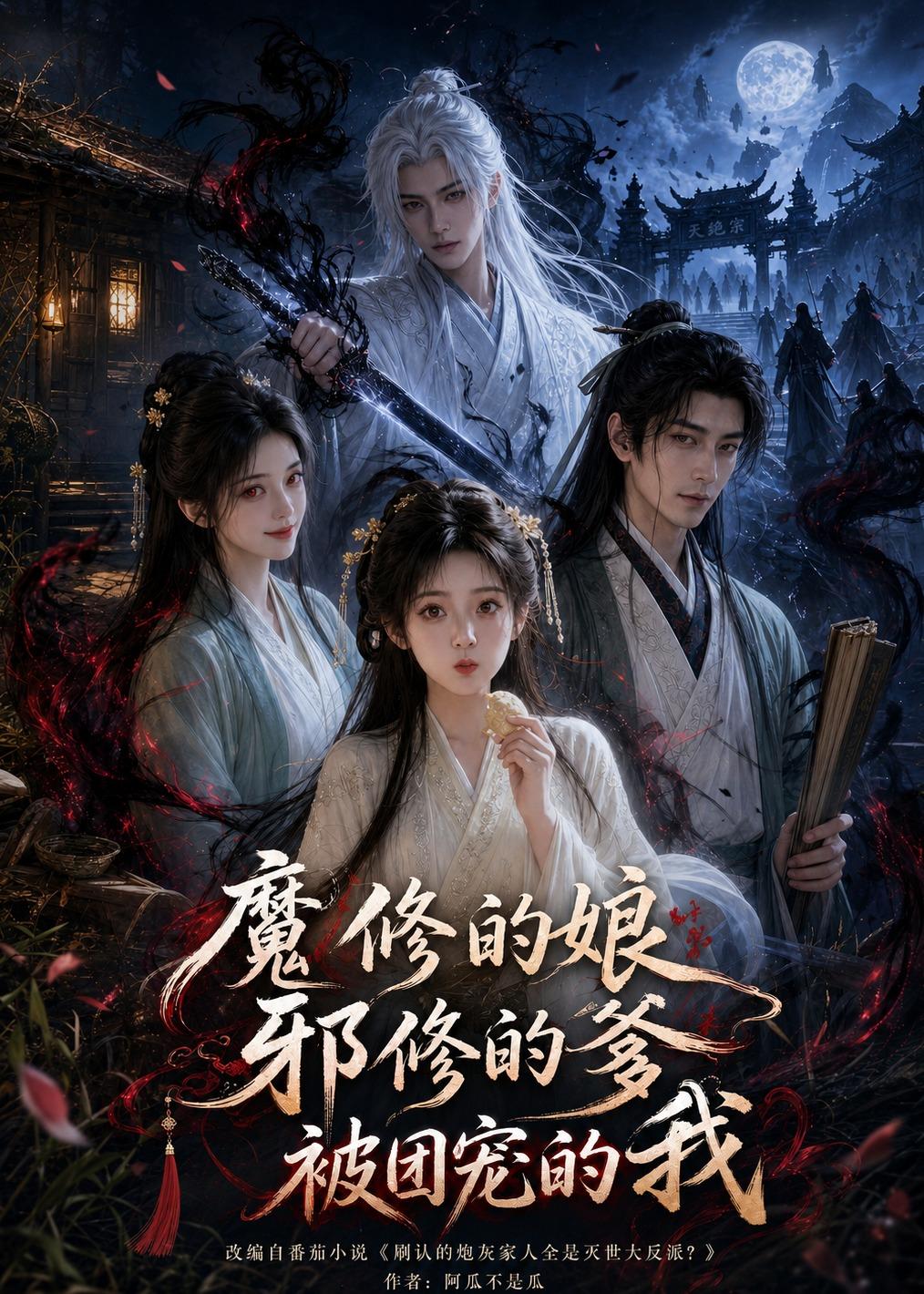 魔修的娘，邪修的爹，被团宠的我 AI漫剧海报