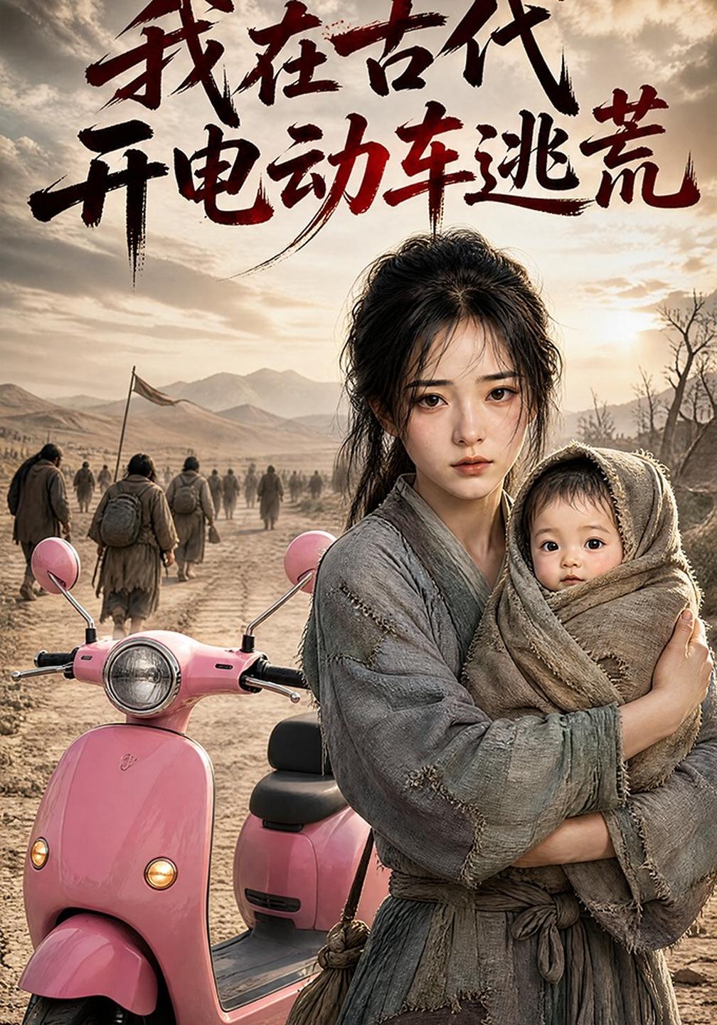 我在古代开电动车逃荒AI短剧