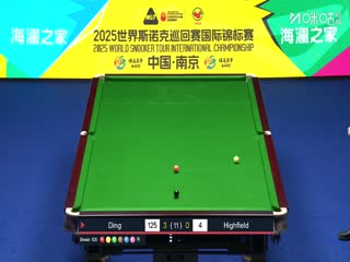 2025斯诺克国际锦标赛32进16 丁俊晖6-4利亚姆·海菲尔德 20251104