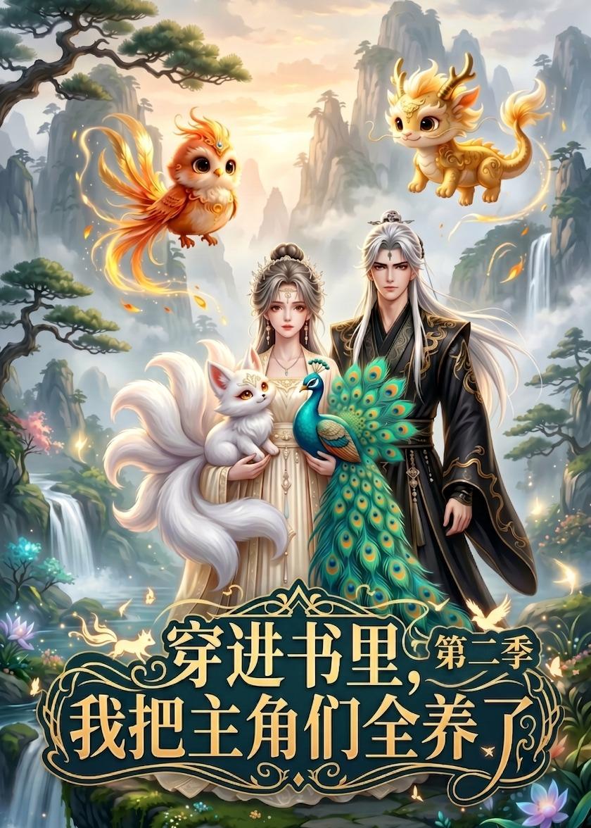 穿进书里，我把主角们全养了 AI漫剧海报