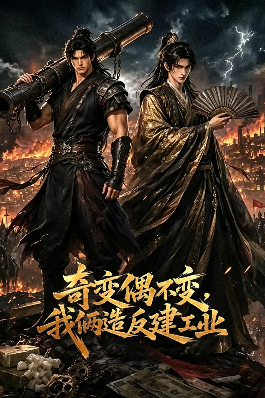 《奇变偶不变，我俩造反建工业》海报