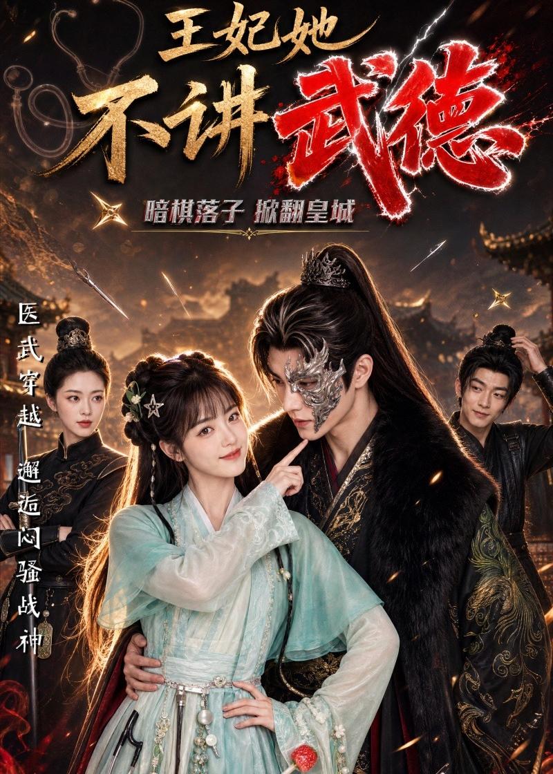 王妃她不讲武德 AI漫剧海报