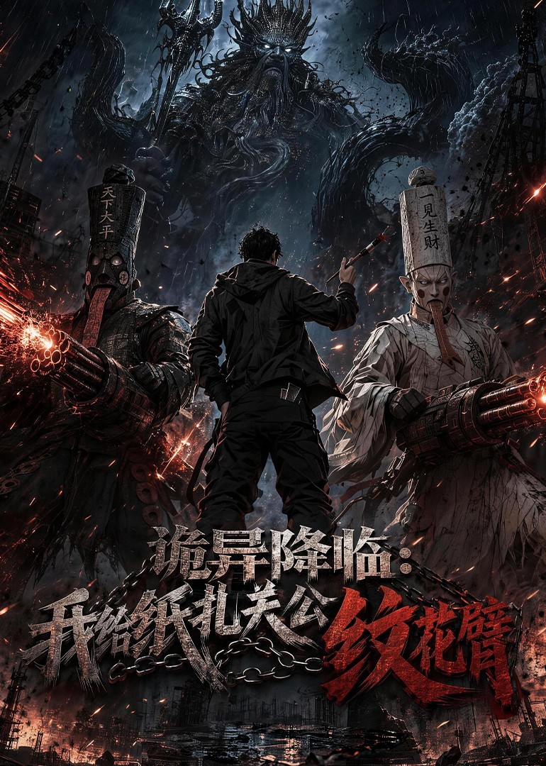 诡异降临:我给纸扎关公纹花臂封面图
