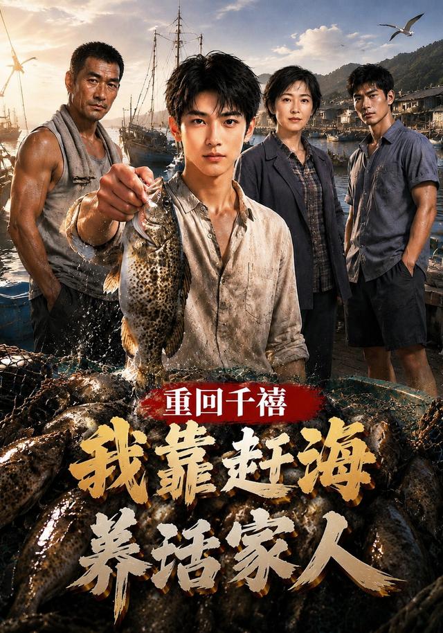 重回千禧我靠赶海养活家人 AI漫剧海报