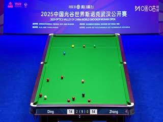 2025斯诺克武汉公开赛延期资格赛及64进32 丁俊晖5-1张浩（朱蒙） 20250824封面图