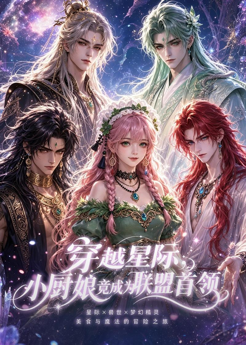 穿越星际，小厨娘竟成为联盟首领 AI漫剧海报
