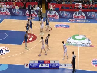 CBA季后赛12进8 青岛国信制药VS浙江稠州金租 20250404
