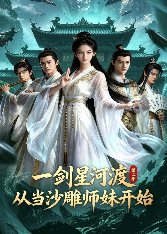 一剑星河渡，从当沙雕师妹开始 AI漫剧海报