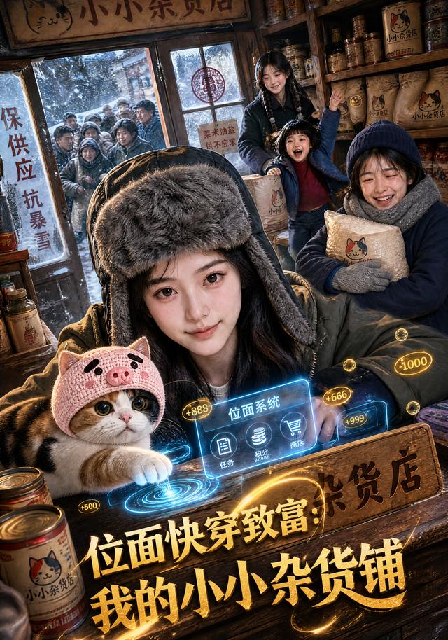 位面快穿致富:我的小小杂货铺AI短剧封面图