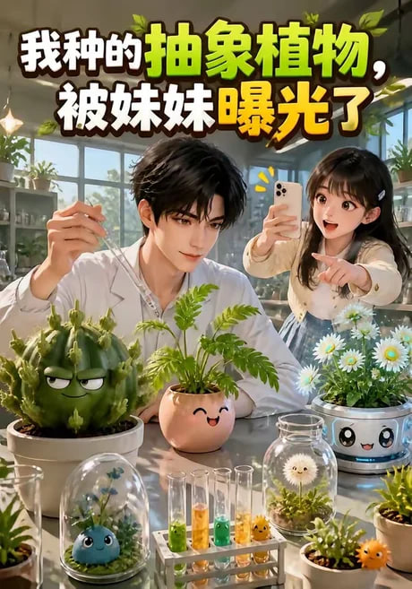《我种的抽象植物，被妹妹曝光了》海报