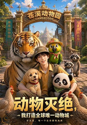 《动物灭绝：我打造全球唯一动物城》海报