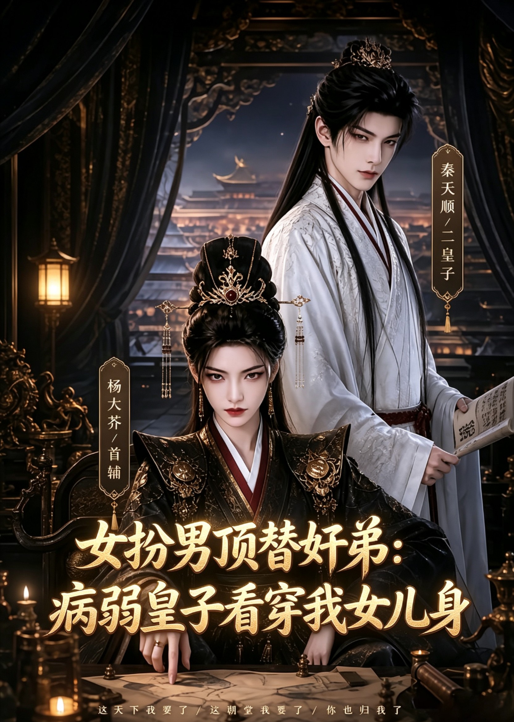 女扮男顶替奸弟:病弱皇子看穿我女儿身