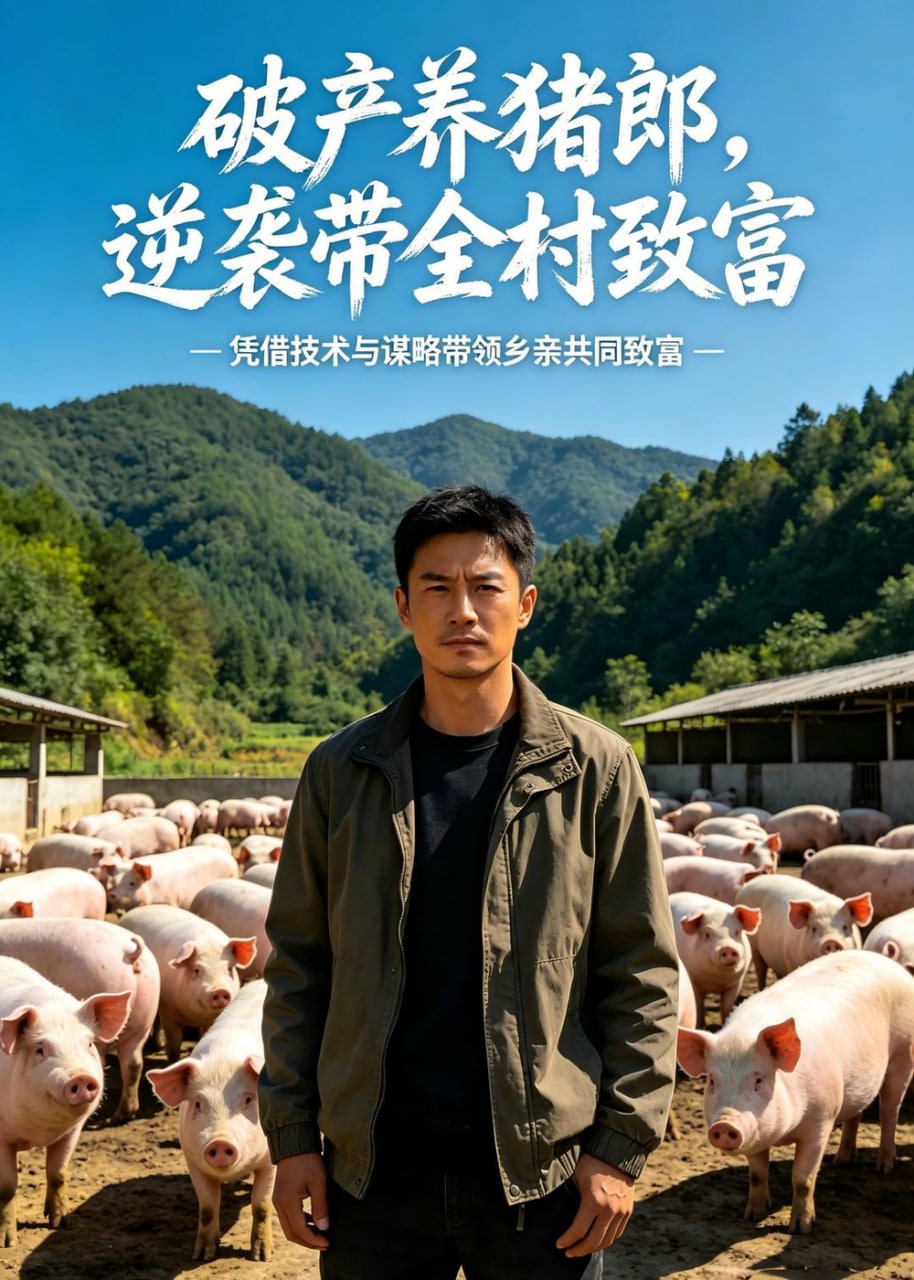 破产养猪郎，逆袭带全村致富封面图