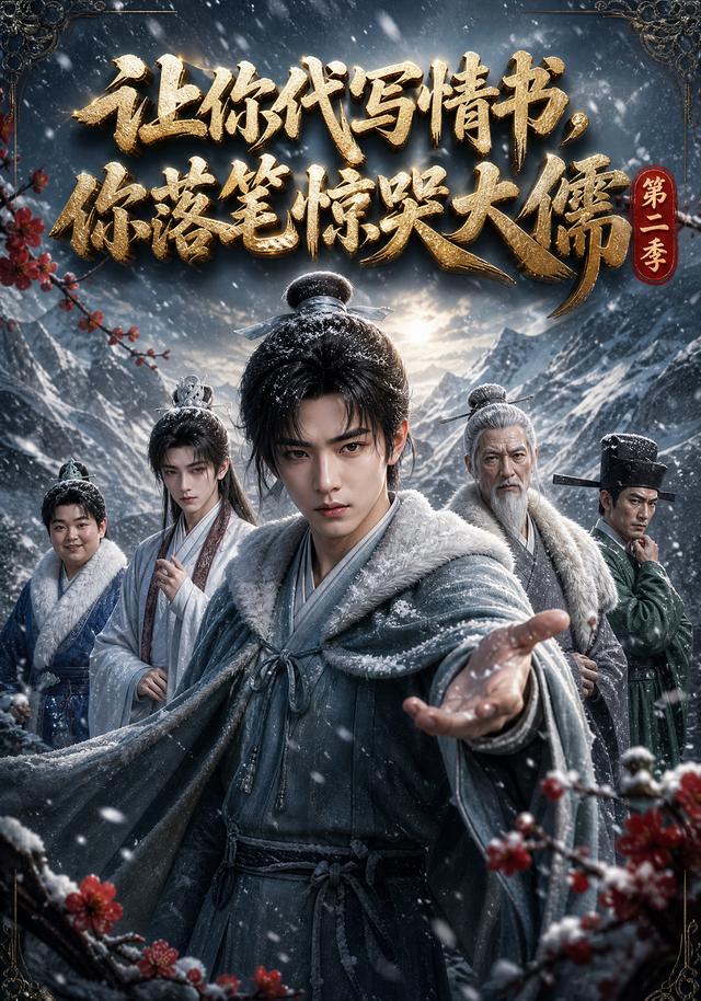 让你代写情书，你落笔惊哭大儒 159集版 AI漫剧海报