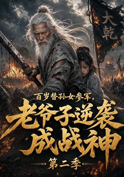 百岁替孙女参军，老爷子逆袭成战神 AI漫剧海报