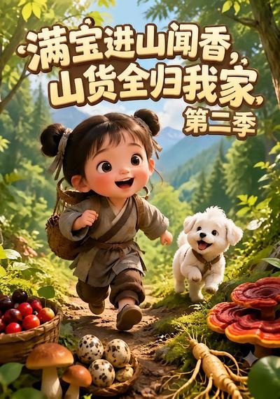 满宝进山闻香,山货全归我家封面图