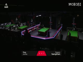 斯诺克英锦赛资格赛晋级轮 庞俊旭6-2诺鹏·桑卡姆 20251127