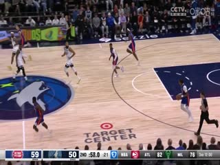 NBA常规赛 森林狼VS活塞 20250331