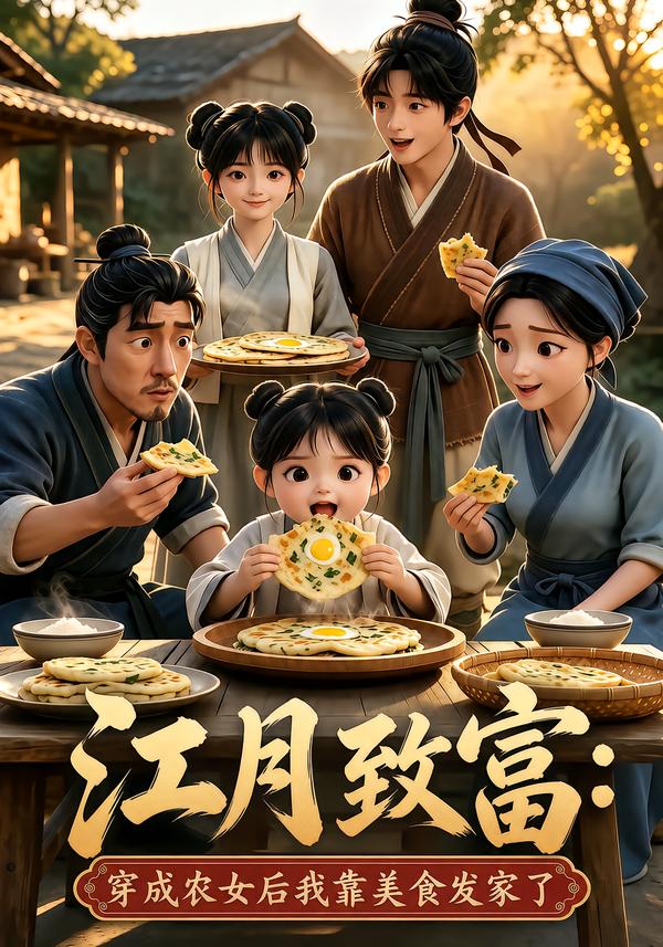 江月致富:穿成农女后我靠美食发家了封面图