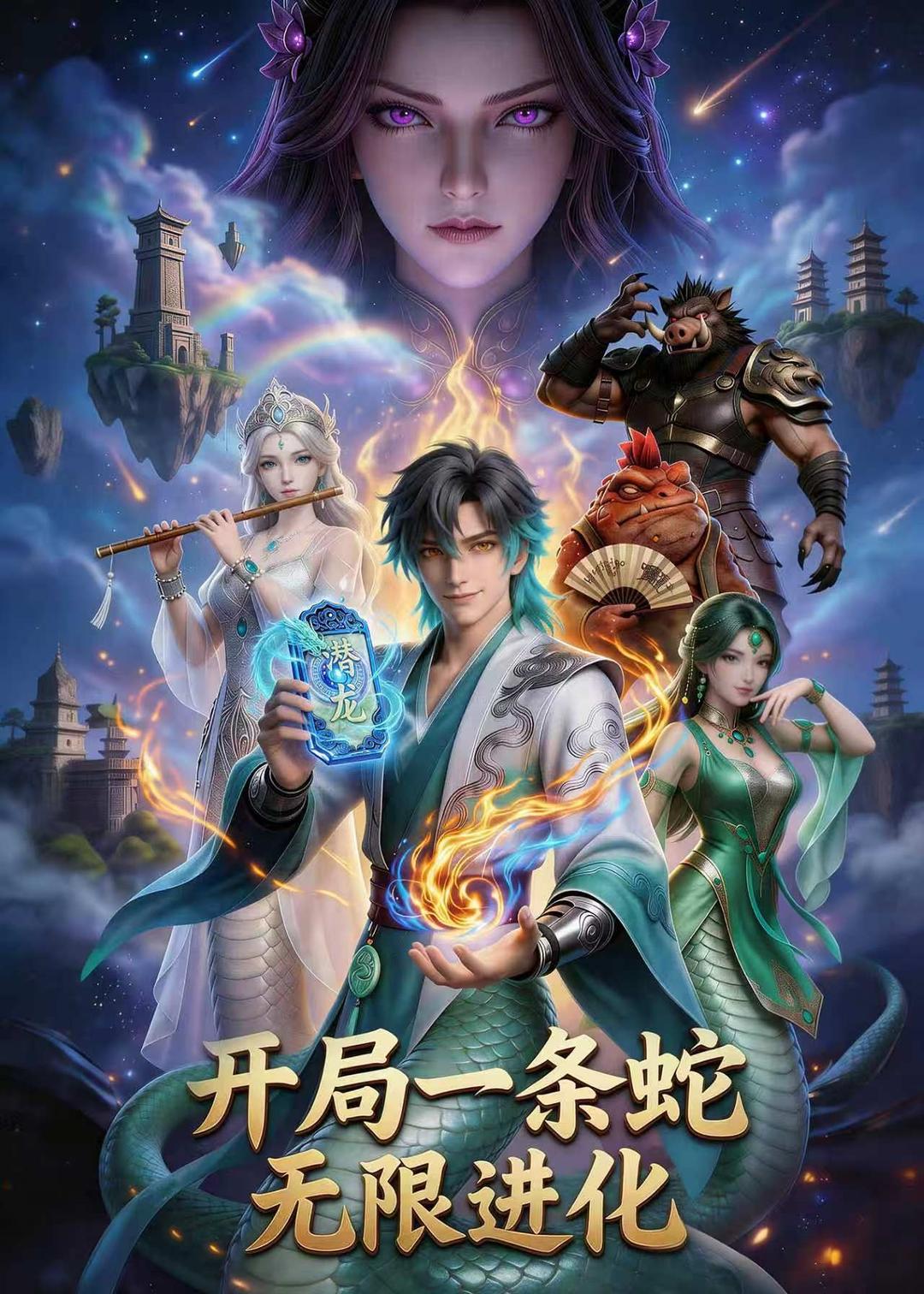 开局一条蛇，无限进化 动漫