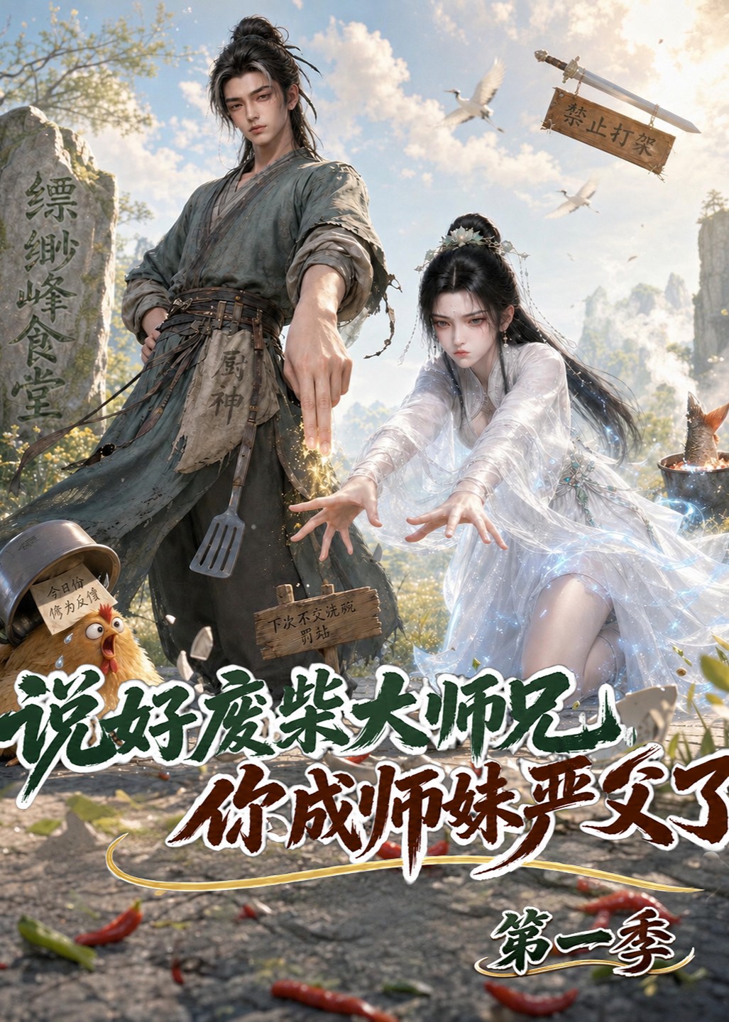 说好废柴大师兄,你成师妹严父了