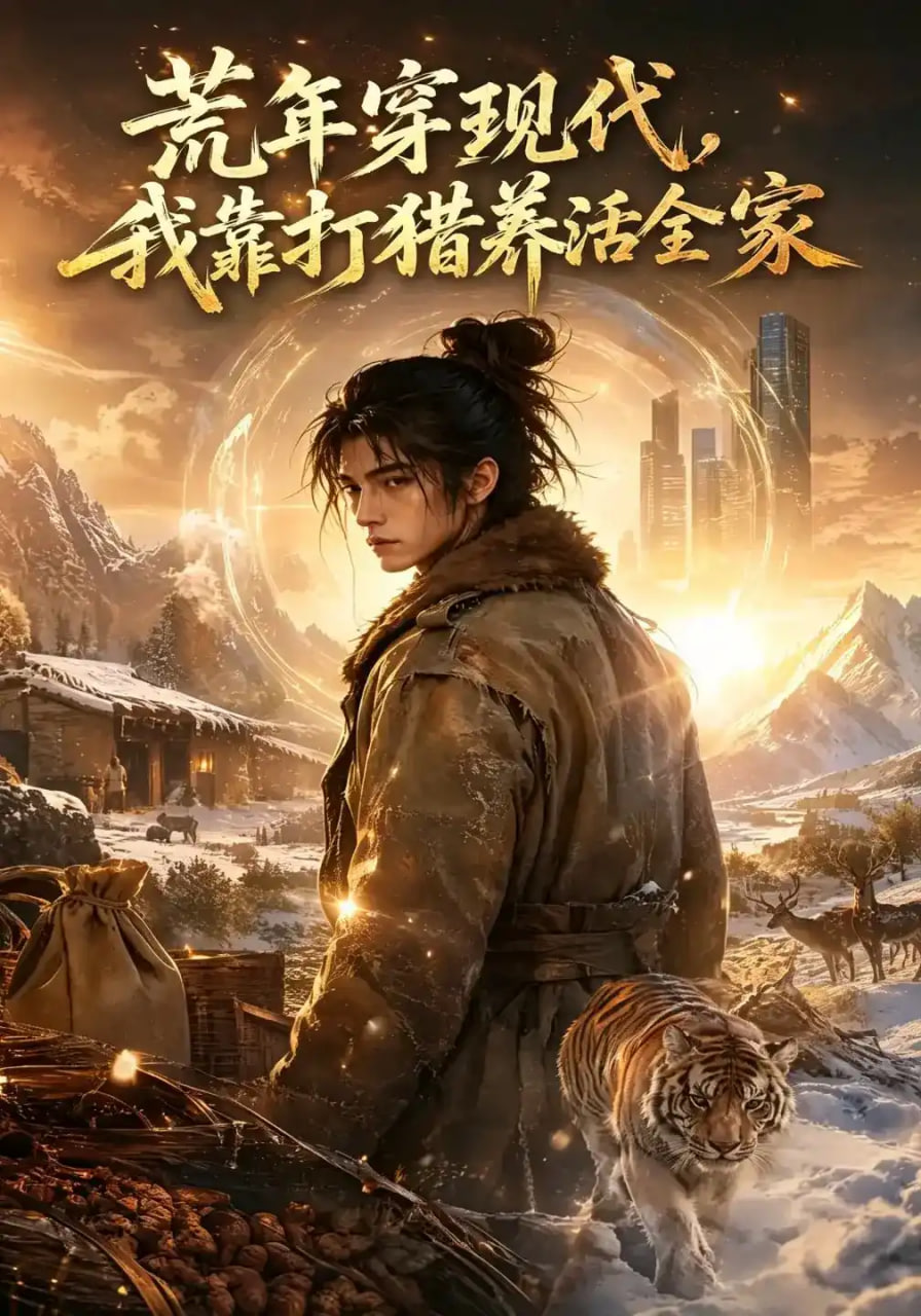 《荒年穿现代，我靠打猎养活全家》海报