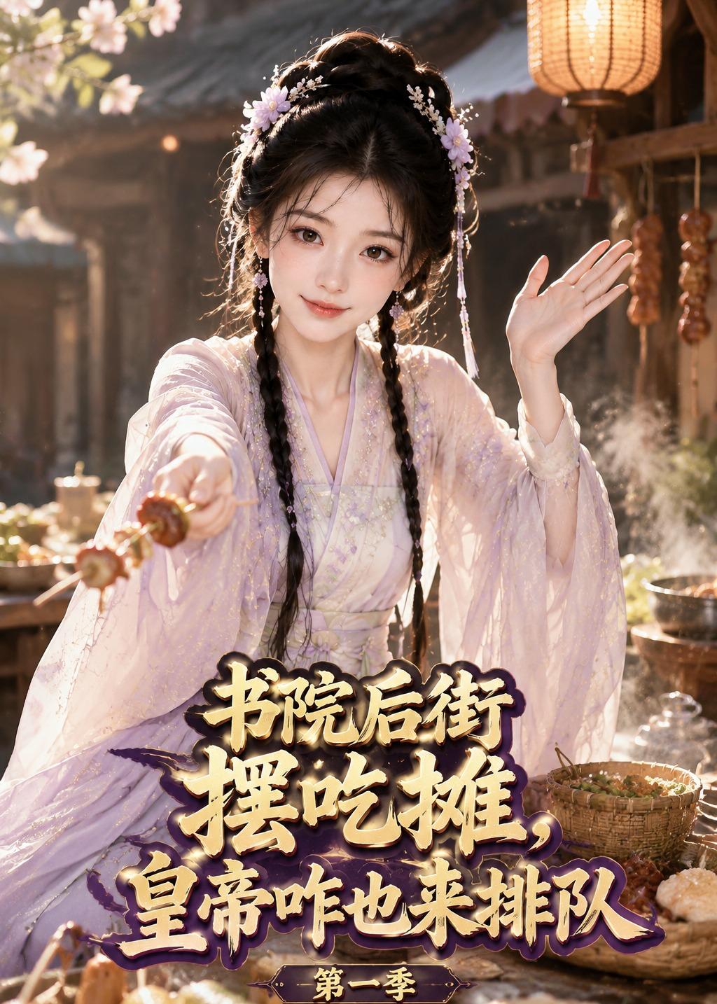 书院后街摆吃摊，皇帝咋也来排队
