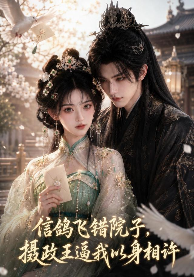 信鸽飞错院子，摄政王逼我以身相许 AI漫剧海报