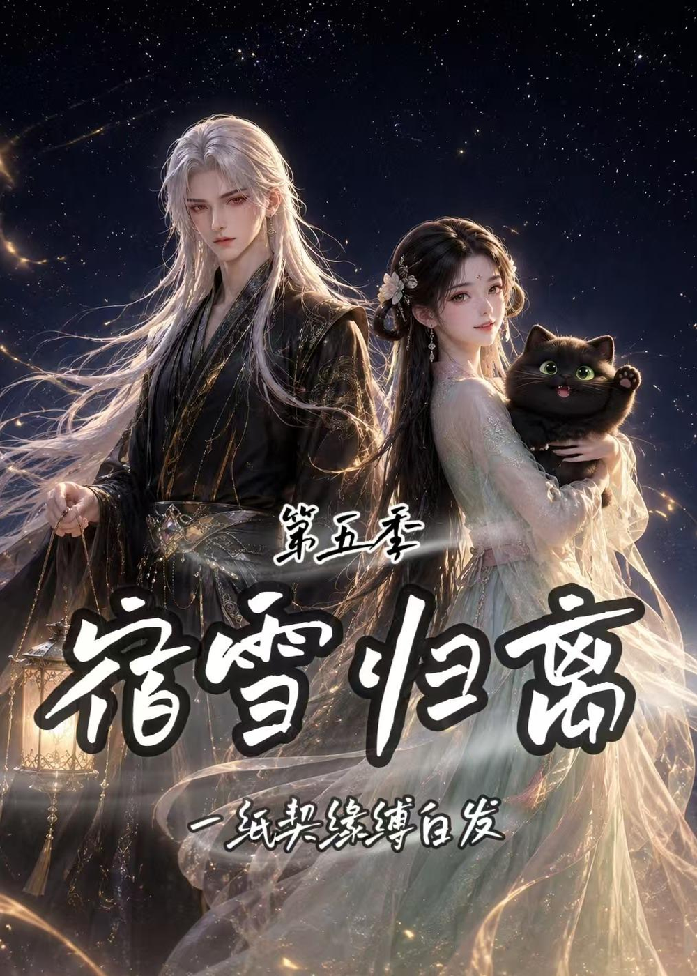 宿雪归离 ：一纸契缘缚白发
