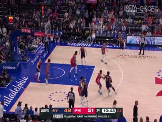 NBA季后赛 尼克斯VS76人 20240429封面图