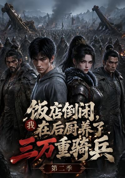 饭店倒闭，我在后厨养了三万重骑兵 AI漫剧海报