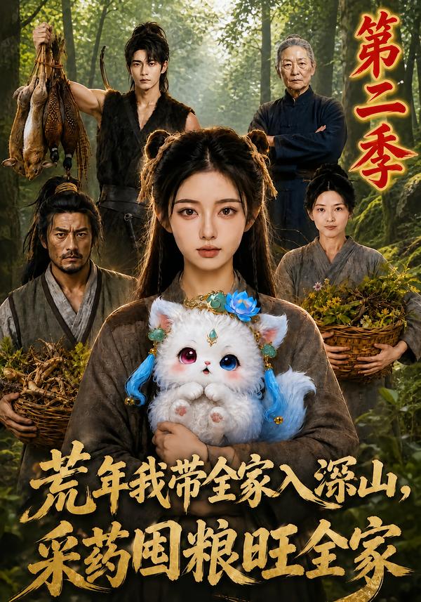 荒年我带全家入深山,采药囤粮旺全家