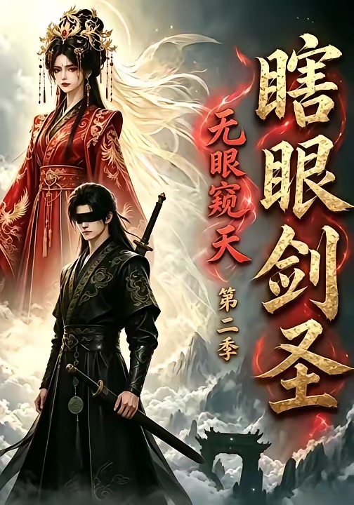 瞎眼剑圣，无眼窥天 AI漫剧海报