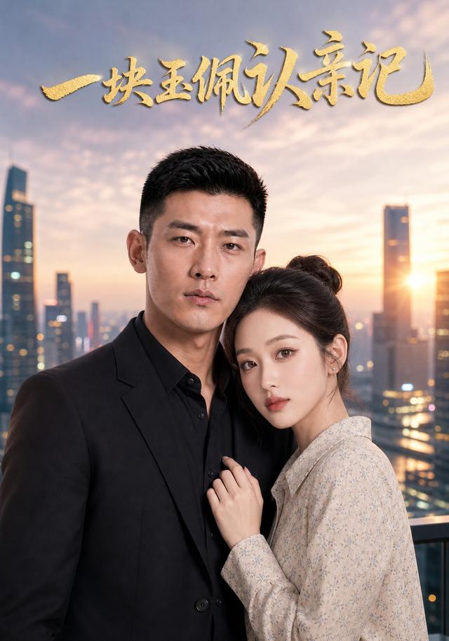 一块玉佩认亲记AI短剧 AI漫剧海报