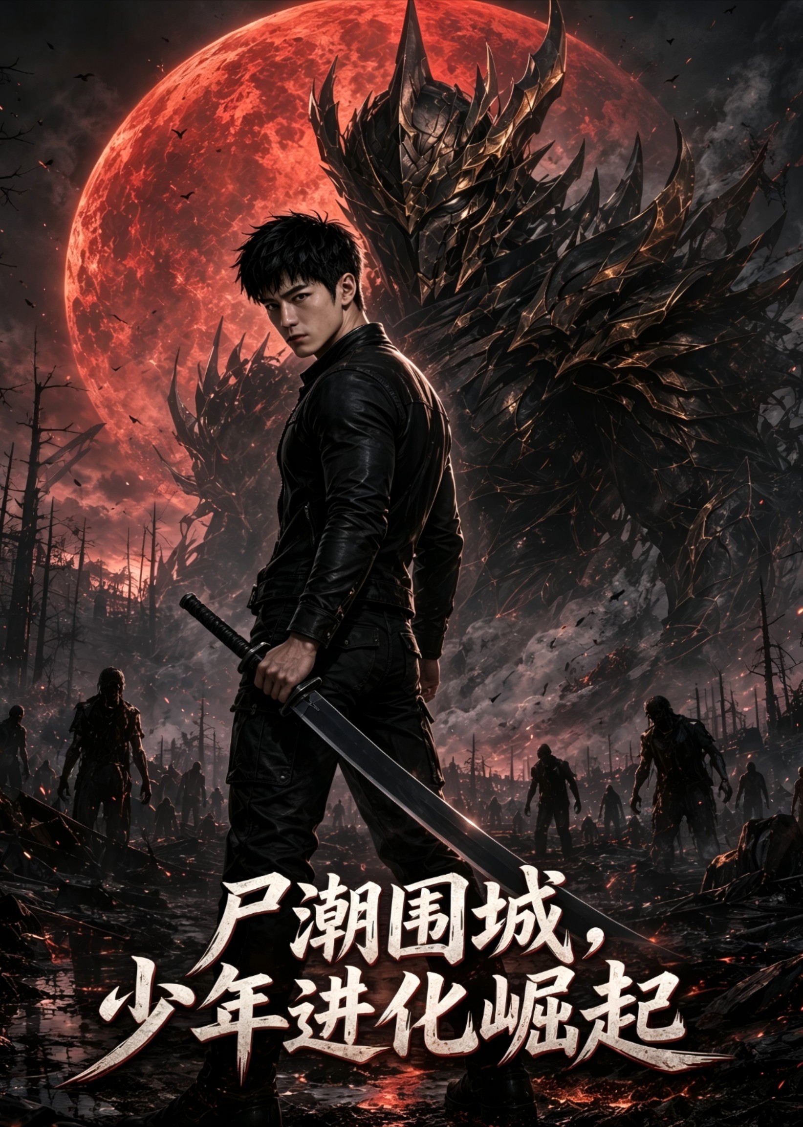 尸潮围城,少年进化崛起封面图