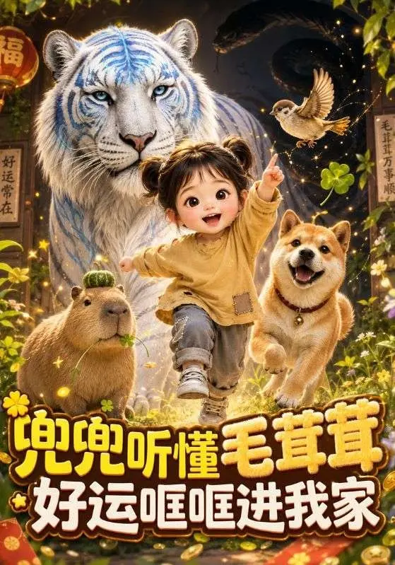 兜兜听懂毛茸茸，好运哐哐进我家封面图