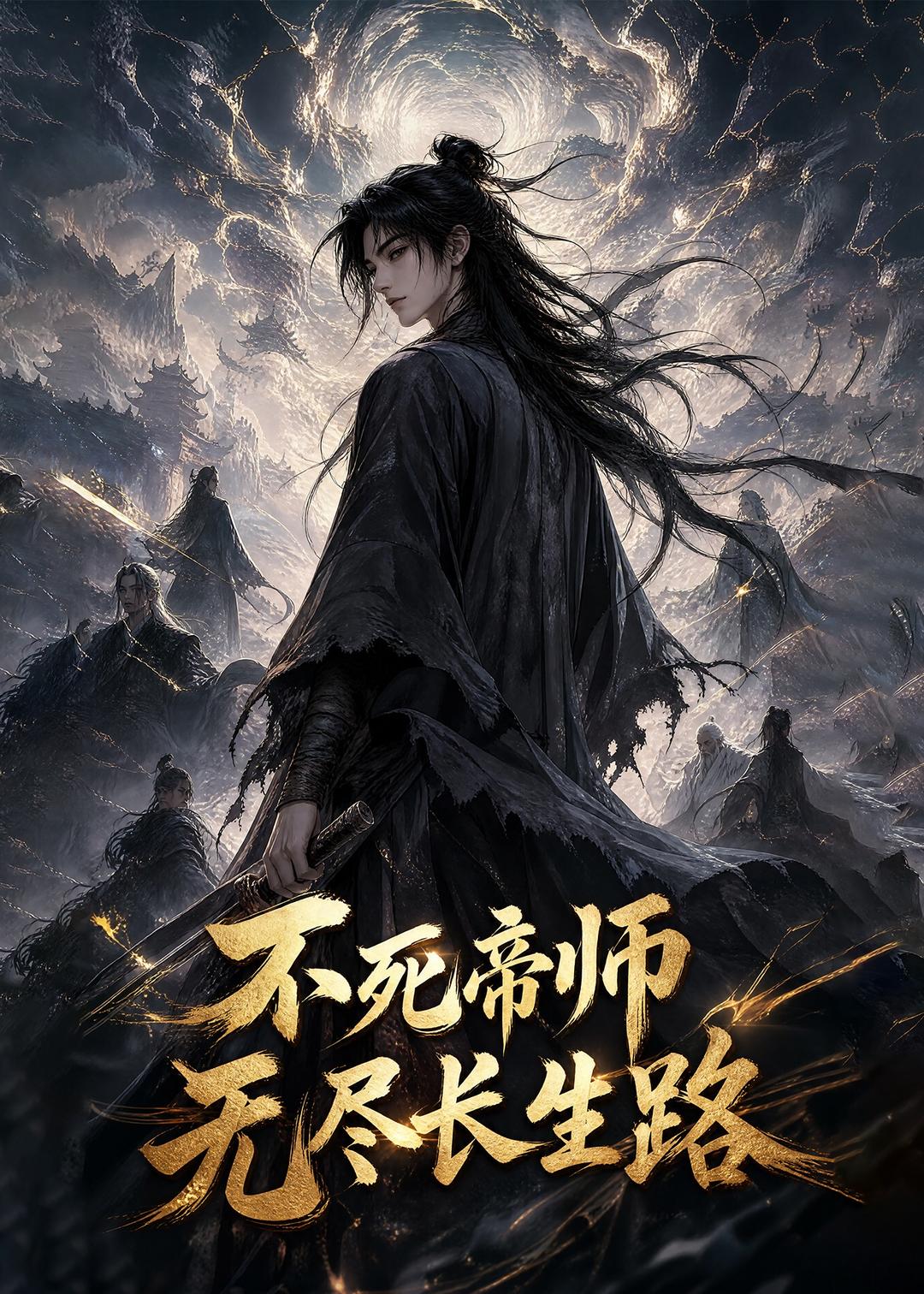 不死帝师，无尽长生路 AI漫剧海报