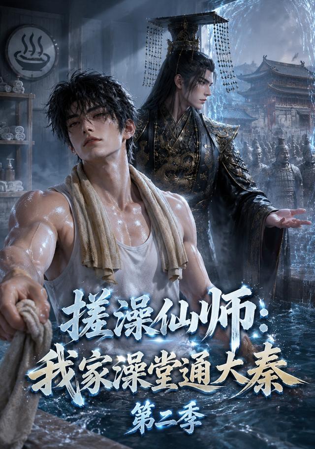 搓澡仙师：我家澡堂通大秦 AI漫剧海报