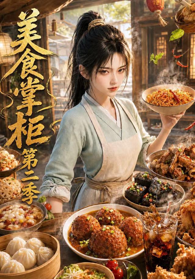 美食掌柜 AI漫剧海报