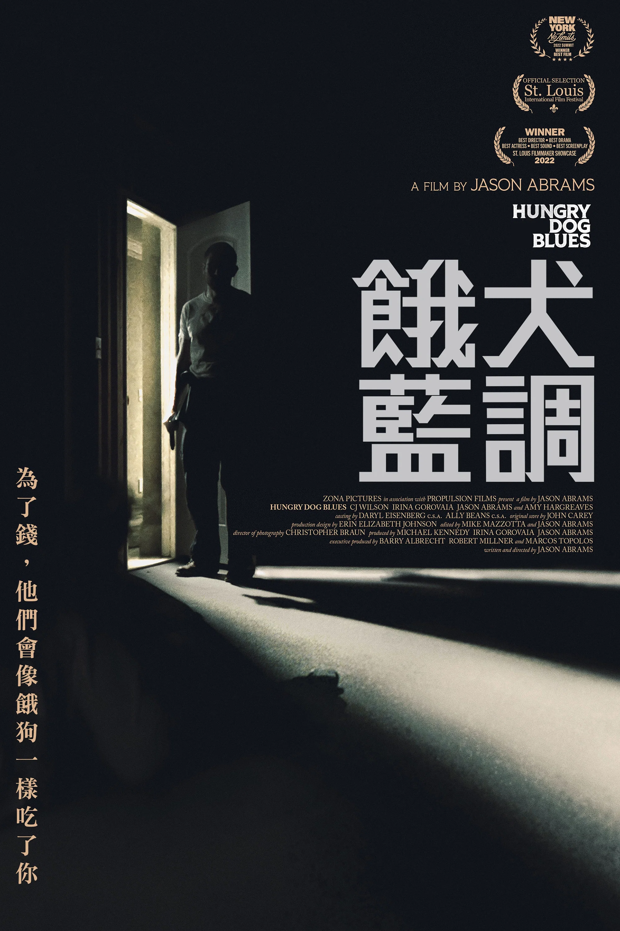 《饿犬蓝调》海报