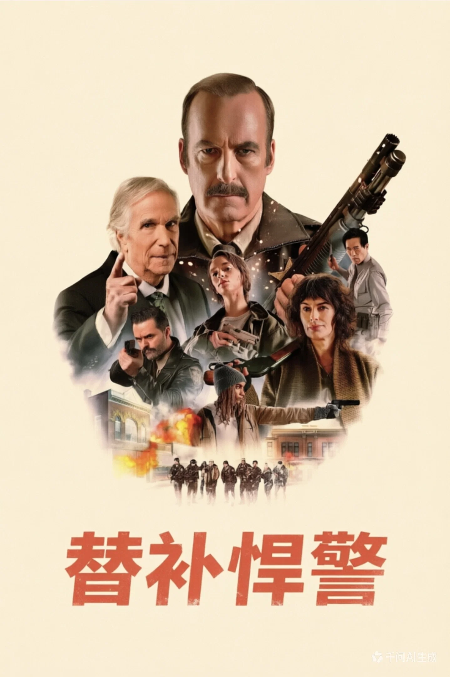 《替补悍警》海报