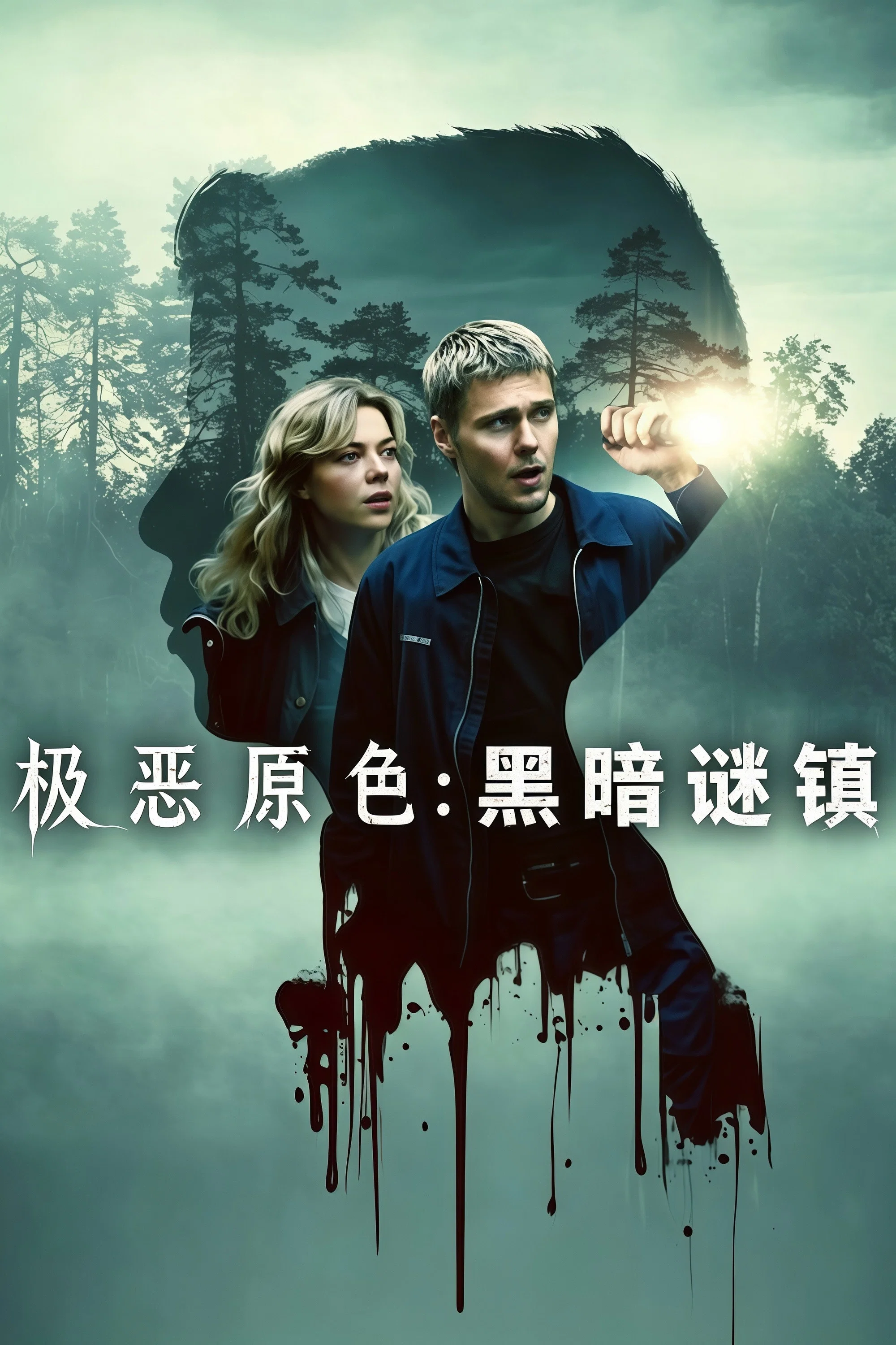 《极恶原色：黑暗谜镇》海报