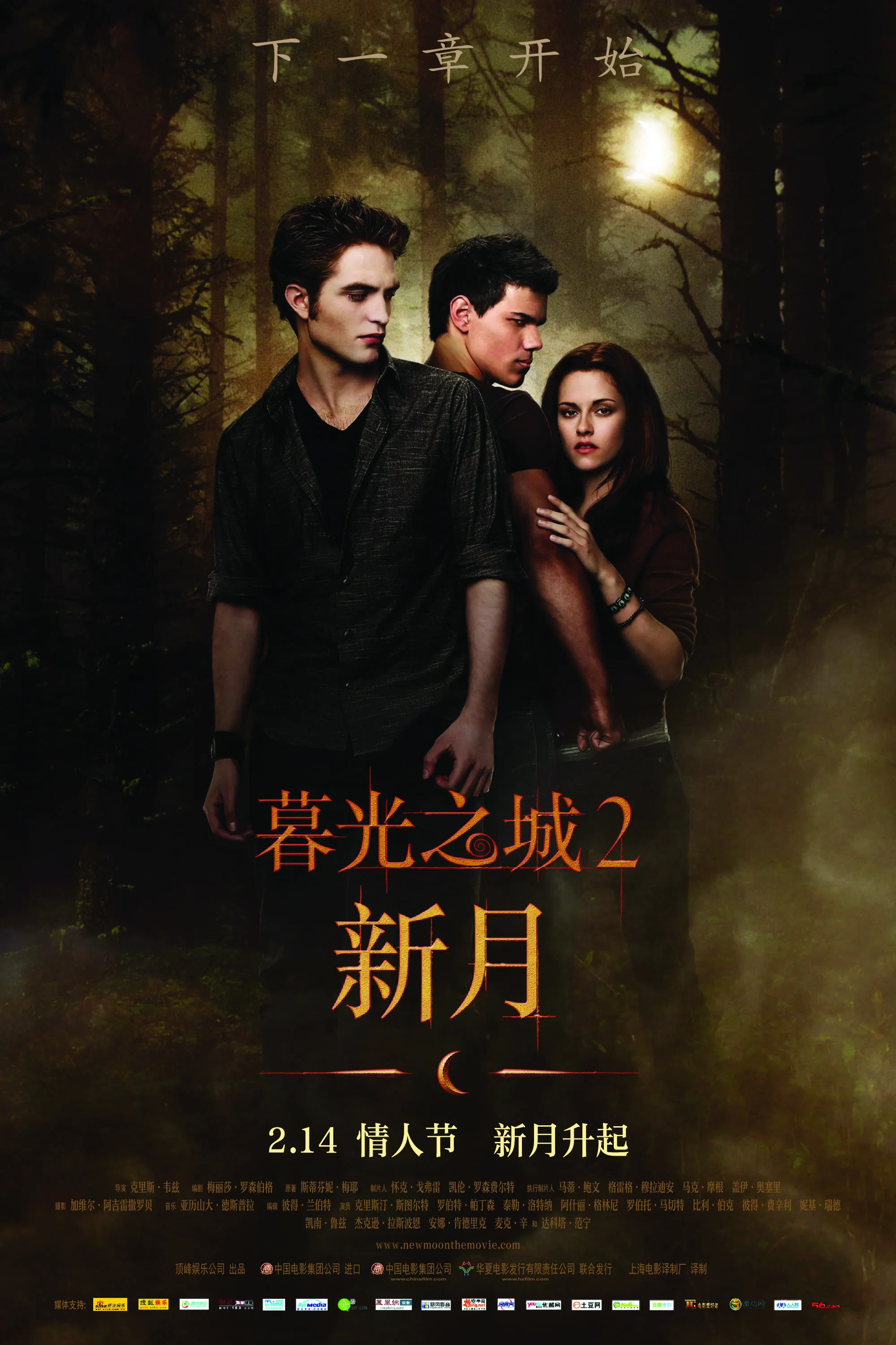 《暮光之城2:新月》海报