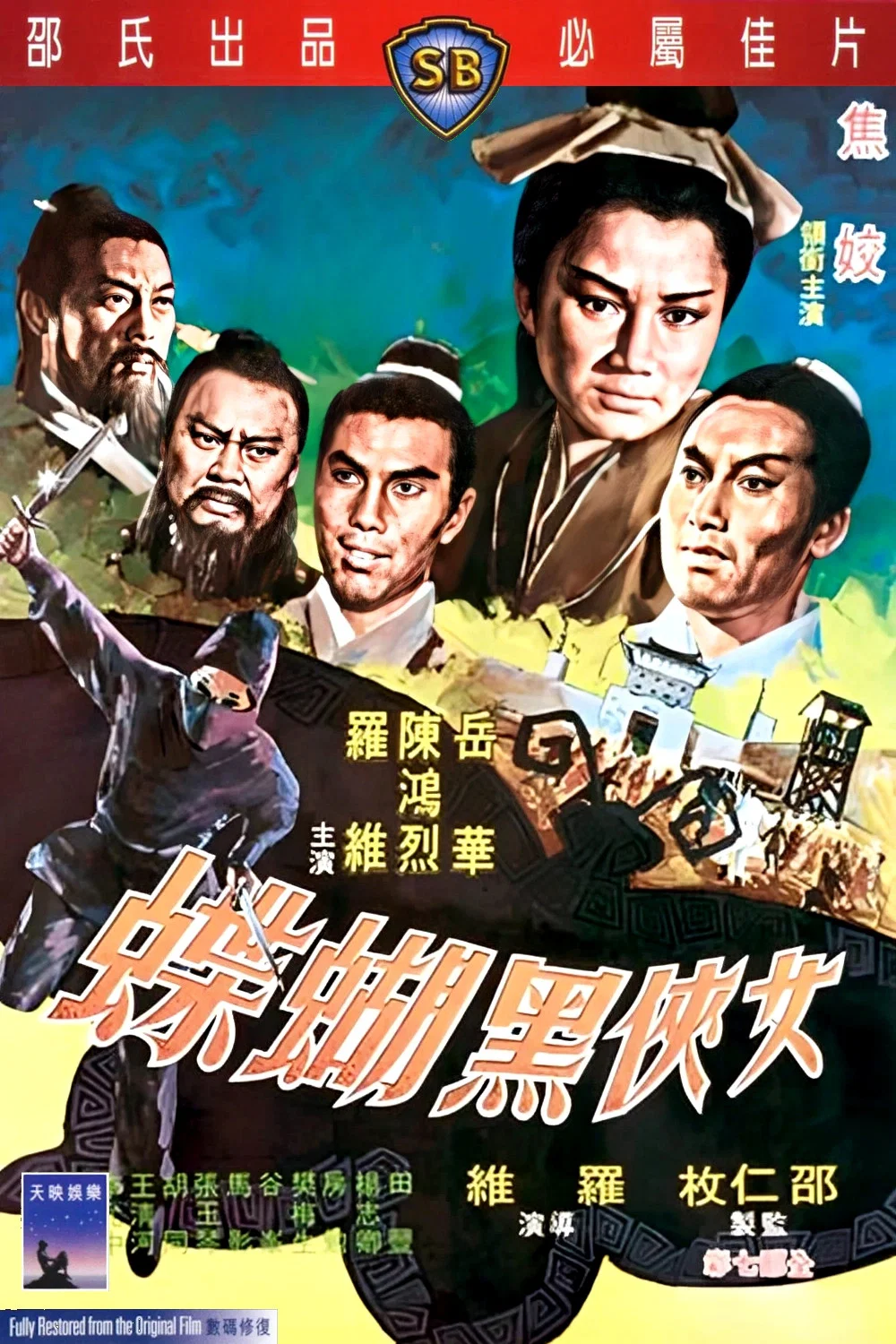 《女侠黑蝴蝶》海报