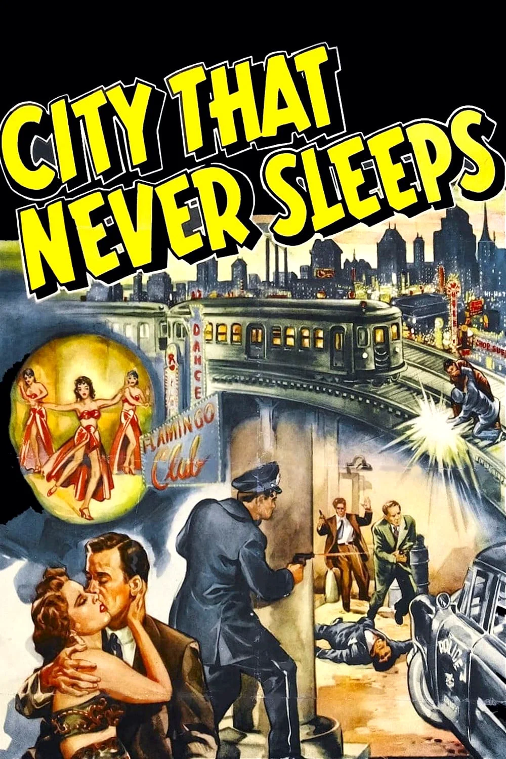 《午夜警匪战》海报