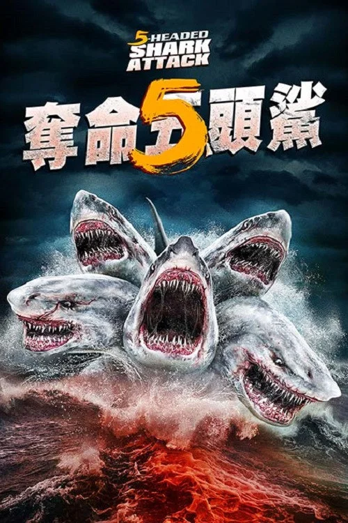 《夺命五头鲨》海报