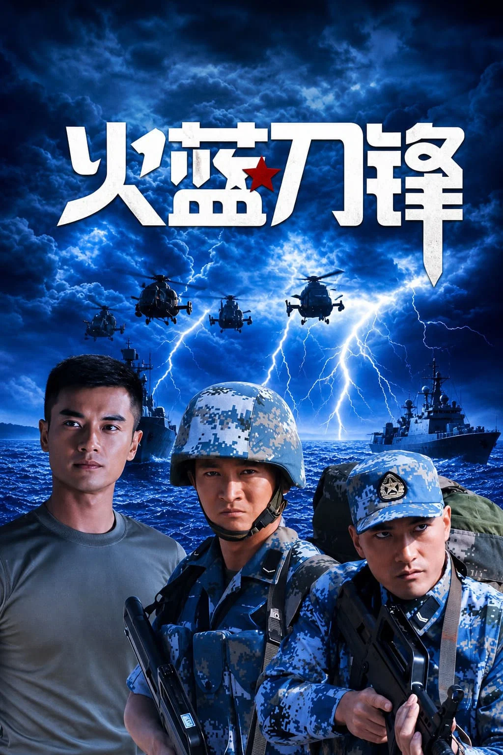 《火蓝刀锋》海报