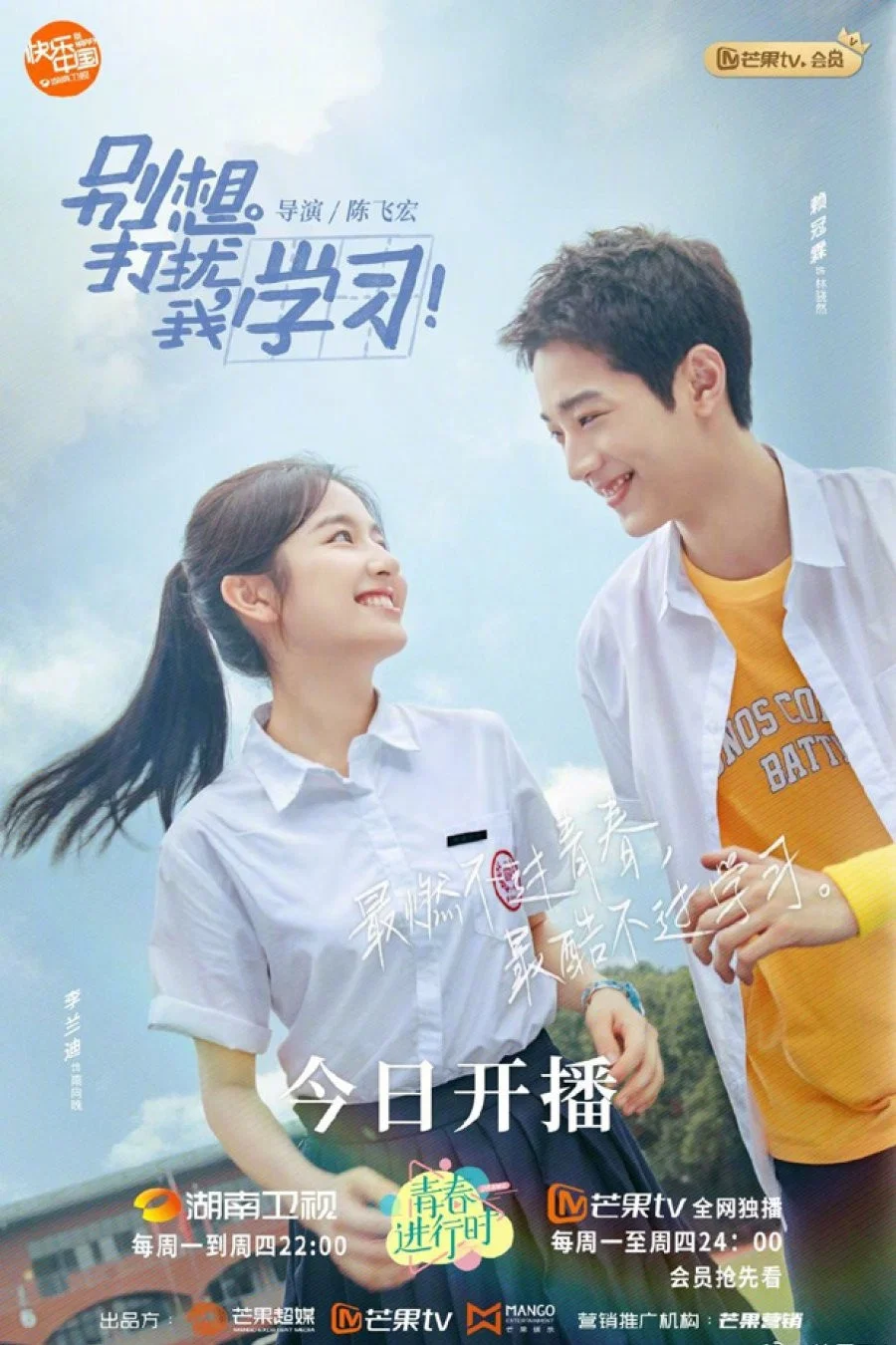 《别想打扰我学习》海报
