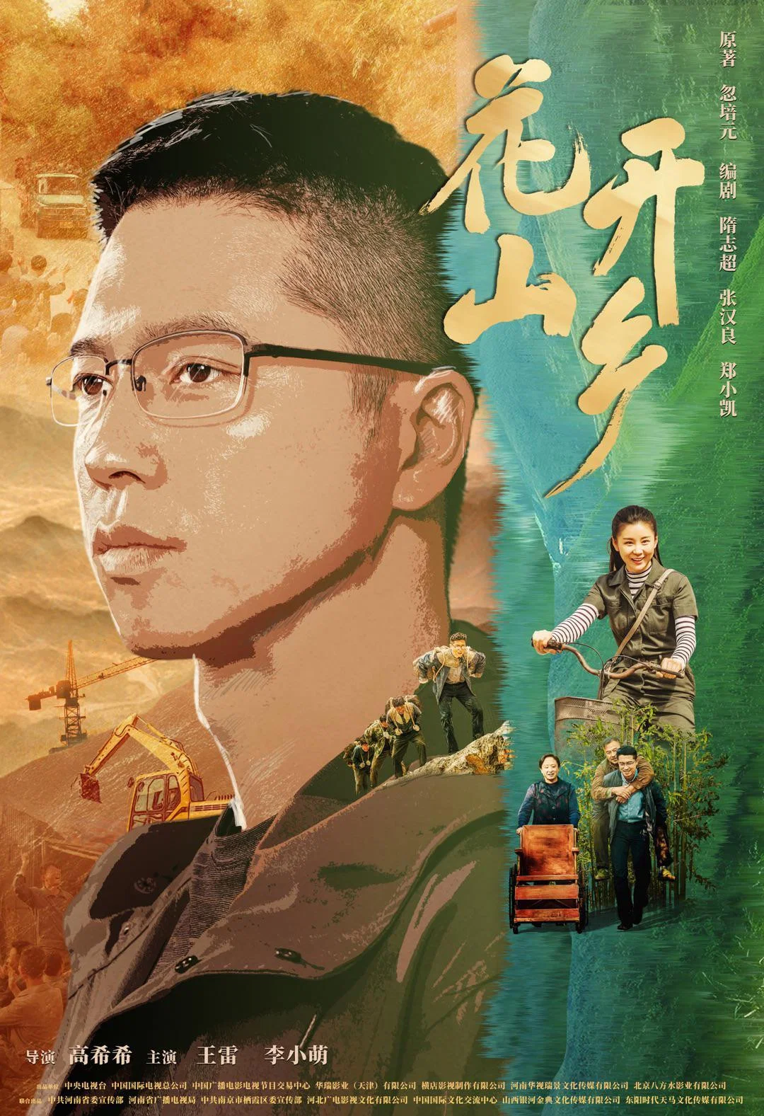 《花开山乡》海报
